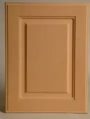 MDF Sq. Raised Panel Cabinet Door paint grade, Hinges & Drilling