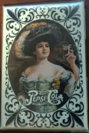 Pepsi Cola Pocket Mirror Girl Soda Vintage Kept in SC