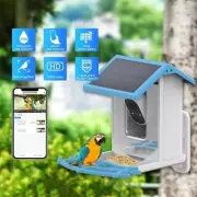 2.4G WiFi Smart Bird Feeder with Camera 2.4K Screen Solar Low Power Night Vision
