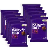 Cadbury Dairy Milk 10x360g Share Pack Fruit & Nut Chocolate/Candy Block