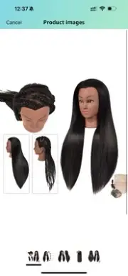 Kalyx Mannequin Head 26"-28" Long Hair Styling Manikin Cosmetology
