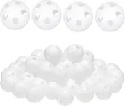 BESPORTBLE Rattle Balls Inserts: 50Pcs Plastic Rattle Box Repair Doll Noise Maker Ball for Animal Puppet Doll, 28mm
