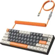 RK-T8 Wired 65% Mechanical Gaming Keyboard with RGB LED Backlit Anti-ghosting