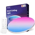 Smart LED Ceiling Light, 2500LM WiFi Flush Mount, Color Changing Ambient Ligh...