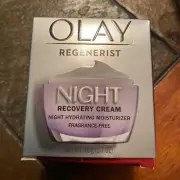 Olay Regenerist Night Recovery Hydrating Moisturizing Cream - NIB - 1.7 Oz