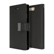 iPhone 7 Plus Compatible Case Cover With Rich Diary for Stylish Protection - Black