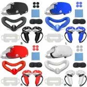 All in 1 Protective Cover Set For Oculus Quest 2 VR Touch Controller Shell Cover