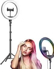 Light for Filming - LED Studio Streaming,Photography Lights Video Light - Camera Light Photography Lighting Kit, Dimmable Video Lighting Photo Light with Tripod Stand for Video Recording