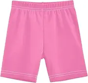 [RPLIFE] Girls Cotton Lined Shorts Spinel Red Biker Cartwheel Dance Shorts for Under Dresses Toddler Summer Clothes, 4-10 Years, Spinel Red, 8 Years