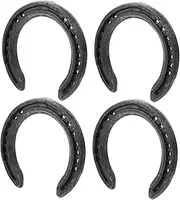 COSMEVIVI 4pcs Horseshoe Horse Shoes Farrier Horse Shoes for Adults Hoof Trimming Pliers Horse Shoes for Decorations Horse Raising Tools Farrier Tools Cow Hoof Tools Hoof Nail