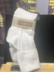 3 Pair NorthCrest Classic Ladies Shoe Size 10-12 Womens Socks