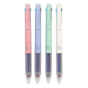 PENROTE筆樂 輕握三色中性筆 0.5mm 多色筆 筆芯 白/紅/綠/藍 文具【金興發】