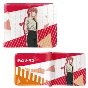 New Makima Style A CHAINSAW MAN BiFold Wallet Chenso Man Credit Card Billfold