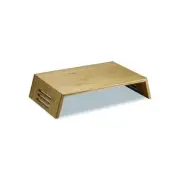 Officemate 71008 Bamboo Desktop Monitor Stand, For 16" Monitors, 17.56 X 12.44 X