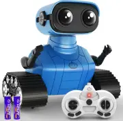 Hamourd Robot Toys for Boys Girls, Rechargeable Remote Control Emo Robots with A