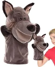 Animals Finger Puppet | 25cm/9.84 Inch Plush Finger Puppets Toy | Funny Cartoon Doll, Theater Performance Supplies for Boys and Girls