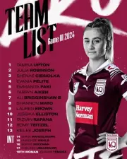 2024 QLD MAROONS STATE OF ORIGIN NRL rugby TEAM PLAYER BIG 420mm POSTER,3