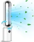 Advwin Bladeless Fan, Portable Tower Fan Electric Airflow Purifying Fan, with 24