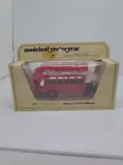 Matchbox Models of Yesteryear Y-23 1922 AEC S TYPE Omnibus Schweppes Tonic Water