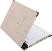 Generic Photo Album Ticket Storage Organizer PU Concert Movie Train Airline Ticket Holder Versatile Design for Easy Organization and Long Term Use