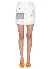 [Mcq] Mcq-Mini Straight Skirt-Donna 25