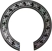 KieTeiiK Hood Lid, Hard PVC Sound Hole Rosette Inlay for 38 39 inch Acoustic Guitars