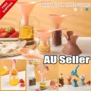 Multifunctional Funnel with Strainer Filter Practical Reusable 6 in 1 Filter for