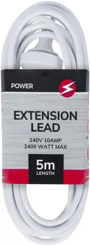 5m Power Extension Lead