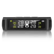 Solar Tpms Car Tire Pressure Alarm Monitoring System 4 External Automatic5352