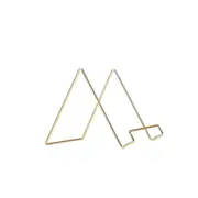 3Pcs Nordic Style Phone Rack Brief Gold Photo Ironwork Frame Shelf Metal Magazine Book Holder