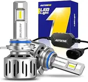 AUTOONE 9012 Fog Bulbs, 6500K White HIR2 Light, 900% Brighter 32000LMs 50000Hrs