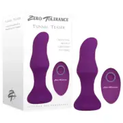 Zero Tolerance Tunnel Teaser Vibrating Butt Plug Anal Rotating Beads Remote