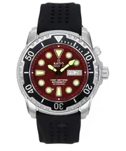 Ratio FreeDiver Version 02 Helium Safe 1000M Sapphire Crystal Automatic Red Dial 1068HA90-34VA Men's Watch