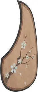 KAILIKETIY Acoustic Guitar Pickguard Sticker Durable with Elegant Cherry Blossom Teardrop Design Easy Installation for Strumming Guitars Instrument Accessory