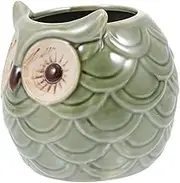 Ciieeo Owl Wine Glass Ceramic Mug Cocktail Cup Owl Shape Cup Stylish Bar for Home Cafe Party