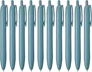 Uni Jetstream Single Ballpoint Pen, Equipped with 0.5mm Lite Touch Ink (Black), Forest Blue, SXNLS05.39, Set of 10