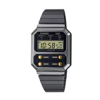 在飛比找蝦皮商城優惠-【CASIO 卡西歐】復古方型電子錶 A100WEGG-1A