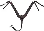 Jeereal Embossed Harness Leather Breast Collar, Western Horse Headstall, Working Tack Set