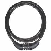 4 Digit Bicycle Lock with Mount Bike Code Combination Strong Secure Metal Cable