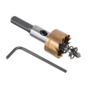 Hole Saw Bit 23mm HSS High Speed Steel 4341 Drill Bit Cutter Titanium Plated