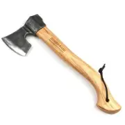 Wood Handle Camping Axe Camp Hatchet Tomahawk Carving Bushcraft Stainless Steel