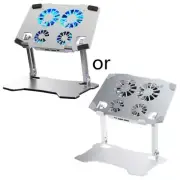X16 Tablet Stand with Cooling Fan Bracket Aluminum Alloy Laptop Notebook Holder