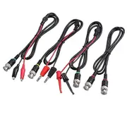 Universal Oscilloscope Probe with Accessories Kit 100MHz Oscilloscope Clip Probes with BNC to Test L As shown