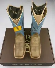 Men's Ariat Arena Rebound Wide Square Toe 11" Height 10021679 EE Wide Boots