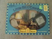 Little Bit O' Country Stencil 1983 Decor wELCOME hOME No 1954 New 1 piece