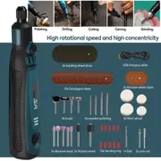 Cordless USB Engraving Tools Electric Grinding Pen Kits Rotary Drill Grinder