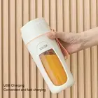 Portable Juicer Cup USB Rechargeable Blender Cordless Travel Small Blender F
