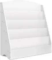 Keezi Kids Bookshelf, 5 Tiers Storage Book Shelf Bookshelves Corner Wall Toy Boo