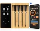 BOTDOYS 4 Probe Wireless Bluetooth Accurate Smart Meat Thermometers-300 Ft Range