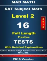 2018 SAT Math Level II 16 Tests by John Su